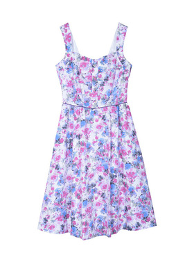 deicy オリジナルぼかし花柄サンドレス