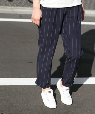 ストライプリラックスパンツ