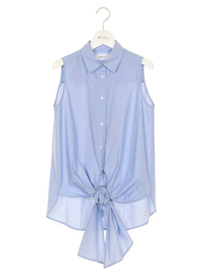 Mila Owen (ミラオーウェン) 前結びノースリシャツ