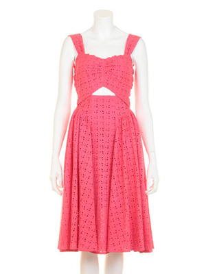 snidel コットンレースワンピース