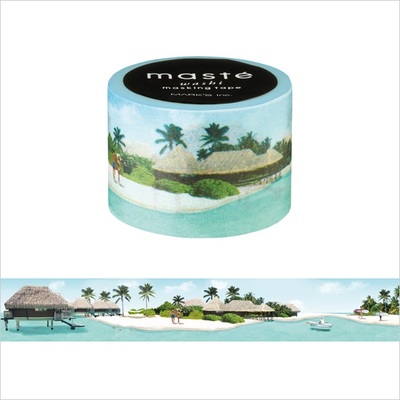【直営店限定・NEW！】マスキングテープ・マルチ/マステ/トラベル/モルディブ