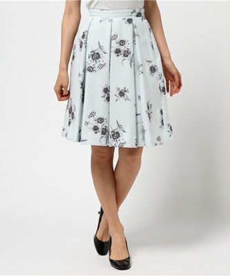 【EDIT COLOGNE】花柄ガウチョパンツ