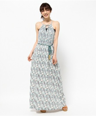 JOLIE JOLIE PER PETITE MENDIGOTE 花柄プリントマキシワンピース/heliopole