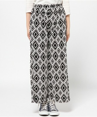 ANAP/アナップ ２パターン幾何学柄ガウチョパンツ