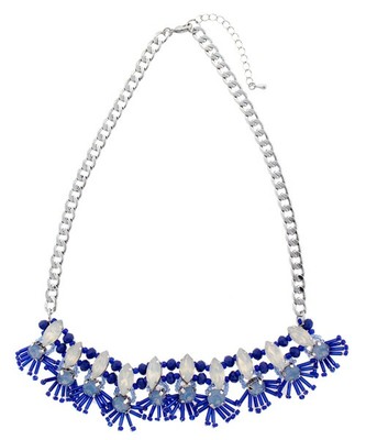 竹ビーズモチーフネックレス