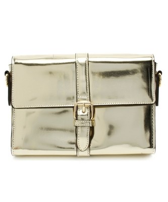 メタリックスクエアバッグ