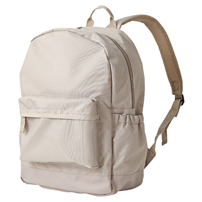 リュックサック・大 37×27×14cm・ベージュ