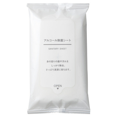 12枚入 アルコール除菌シート 無印良品
