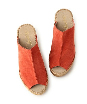 CALZANOR×BEAMS / 別注 スエード ホールドベルト サンダル