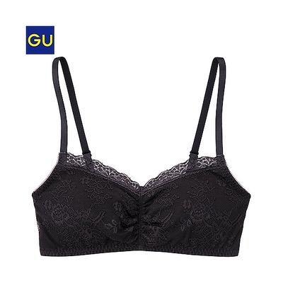 レースカップ付きブラジャー