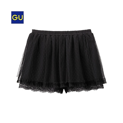 チュールレースキュロット