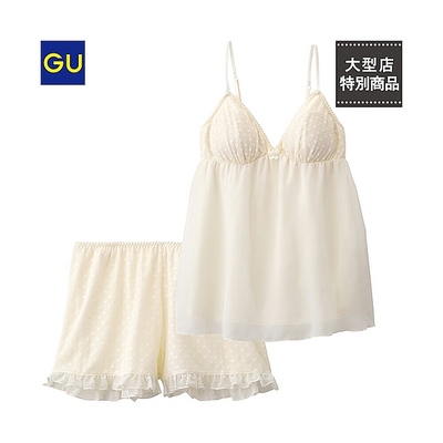 レーシーキャミショーパンセット