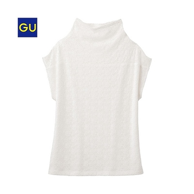 レースボトルネックT(半袖)