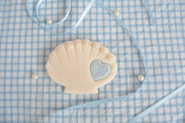 マーメイドシェルブローチ