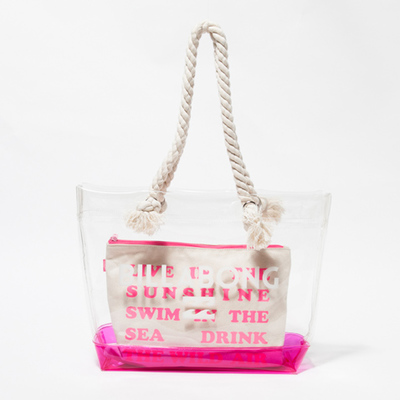 BILLABONG WOMENS レディース クリアトートバッグ