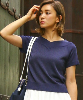 メッシュ2WAYオフショルプルオーバー 204777