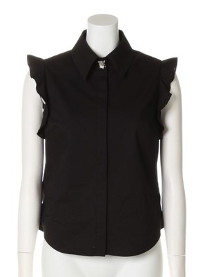 snidel (スナイデル) ノースリビジュー付きシャツ