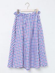 くるりとチェックスカート