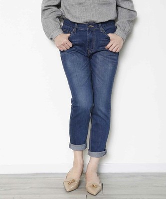 【PLAIN CLOTHING】フルレングステーパードデニム