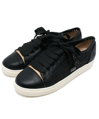 【SELECTED FOR PLAIN CLOTHING】リボンパンチングレザースニーカー