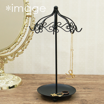 回転式ジュエリースタンド