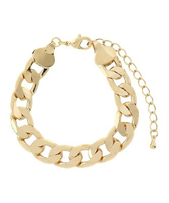 【PLAIN CLOTHING】メタリックチェーンブレスレット