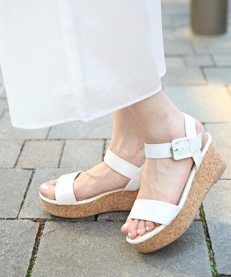 コルクウエッジサンダル 561312