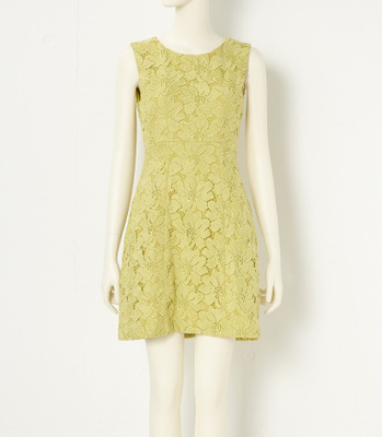 ケミカルレースフォルムワンピース