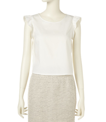 セットアップ袖フリルTOP