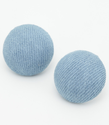 サークルデニムピアス