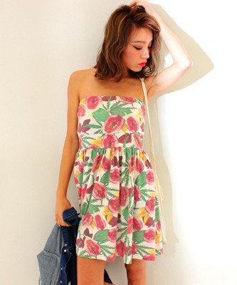 ANAP/アナップ FIG柄ベアワンピ