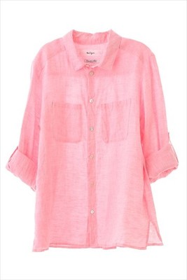 リネンボックスシャツ