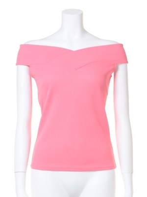 カシュクールオフショルTOPS