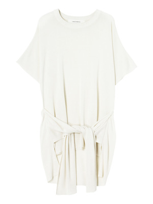 ウエストリボンニットプルオーバー