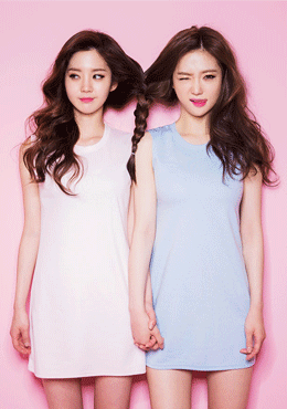 【CHUU(チュー)】シンプルタンクワンピース