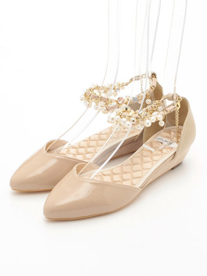 2wayストラップビジューパールセパレーツパンプス