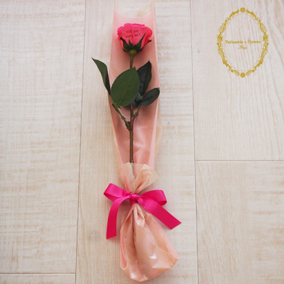 プリザーブドフラワーローズ・ストロベリーピンク