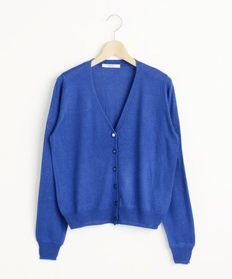 カラーカーディガン