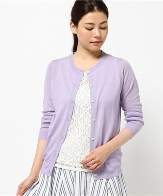 UVハイツイストクルーネックカーディガン