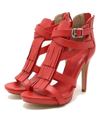 70sフリンジサンダル