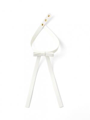 フェイクレザーリボンチョーカー