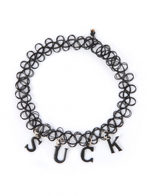 メッセージタトゥーチョーカー