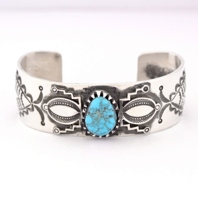 アーランドベン 【Arland Ben】 コインシルバー　ローンマウンテン　バングル