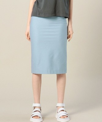 デニムライク ジャージタイトスカート