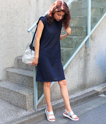 サマーニットノースリワンピース