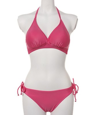 無地ホルタービキニ