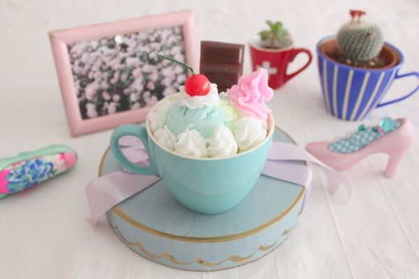 Candle☆Vintage Cup-Cherry