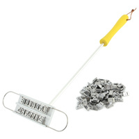 BESSED ビセッド バーニングメッセージスタンプ BEH-01 | 全3色 | 顔文字スタンプ付属 | 焼印 | お肉やパンケーキに焼き印