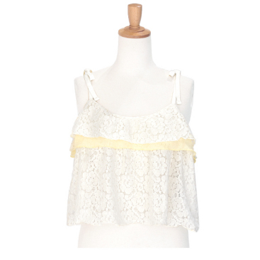flower（フラワー）layered lace cami ～レイヤードレースキャミ