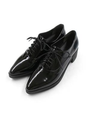 ポインテッドトゥオックスフォード